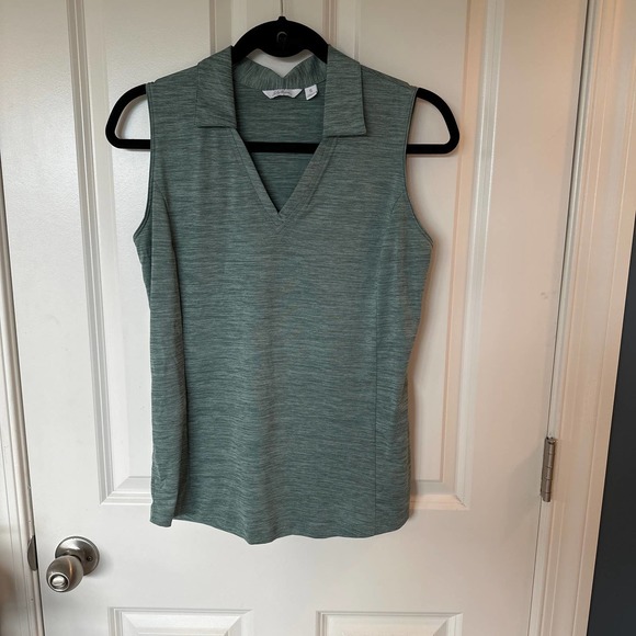 Lady Hagen Green Sleeveless Athletic Tank Top- size S - Picture 1 of 7